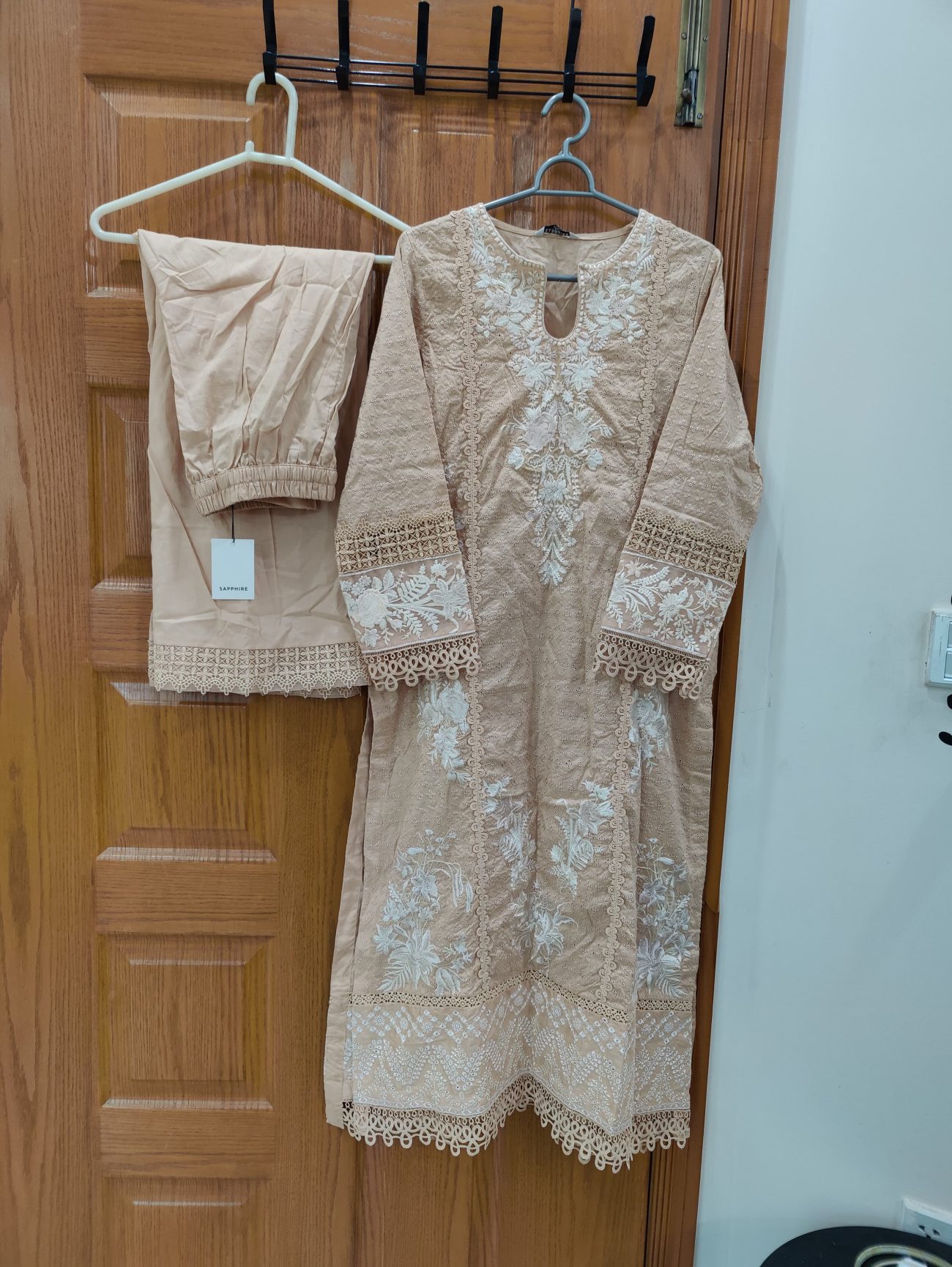 Embroidered lawn