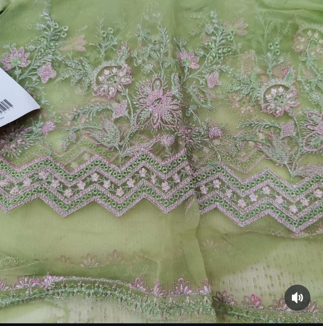 Heavily Embroidered lawn suit - Image 5